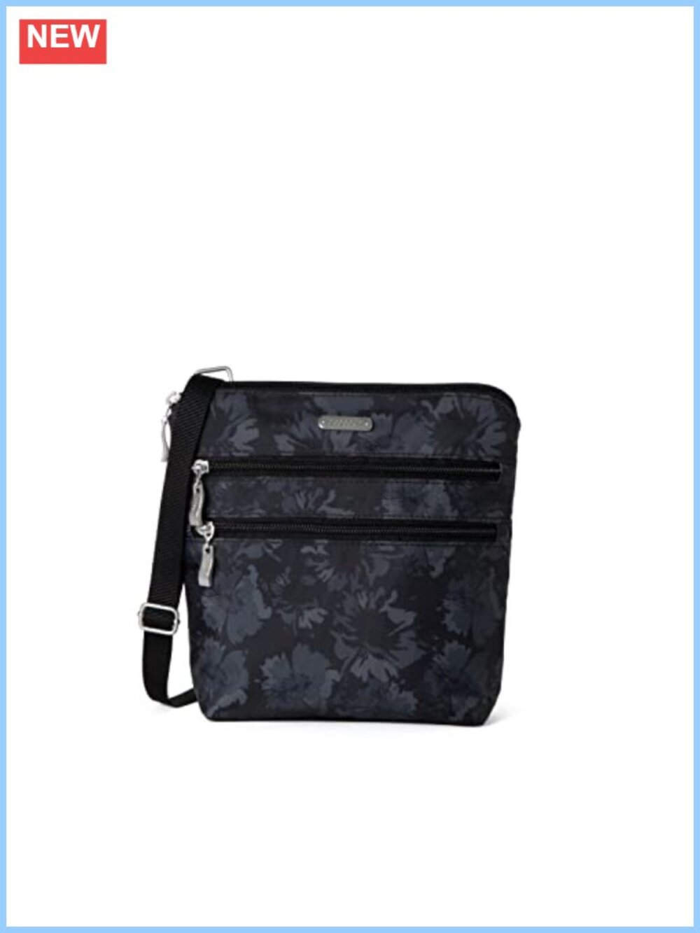 Lightweight RFID Crossbody Bag Adjustable Strap Washable